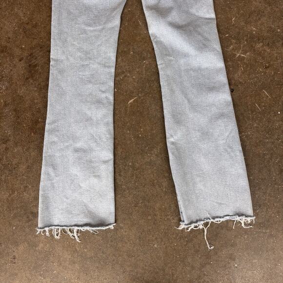 Zara Light Wash Bootcut Frayed Jeans Women’s Size 4 - Picture 8 of 8
